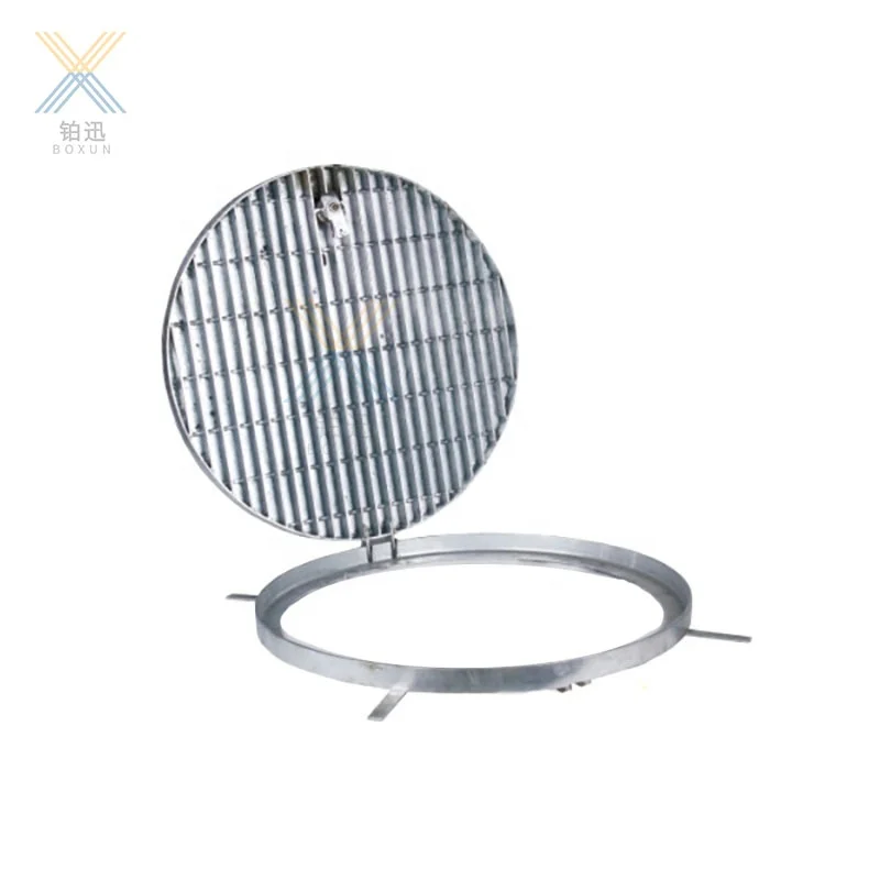 Driveway heavy duty trench cover Metal Steel Grating Drainage Manhole Cover steel grate Cover