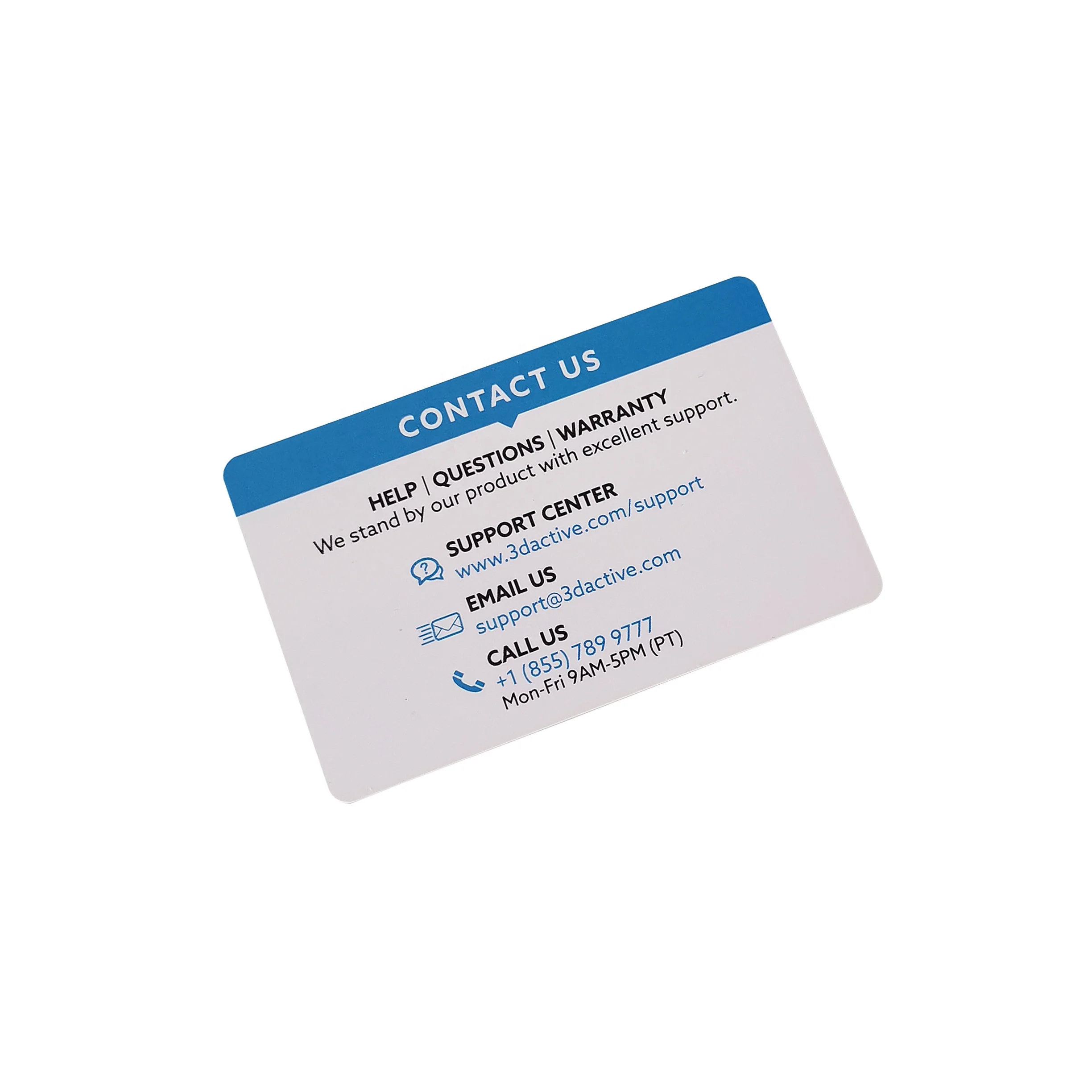 High quality Custom business plastic pvc card