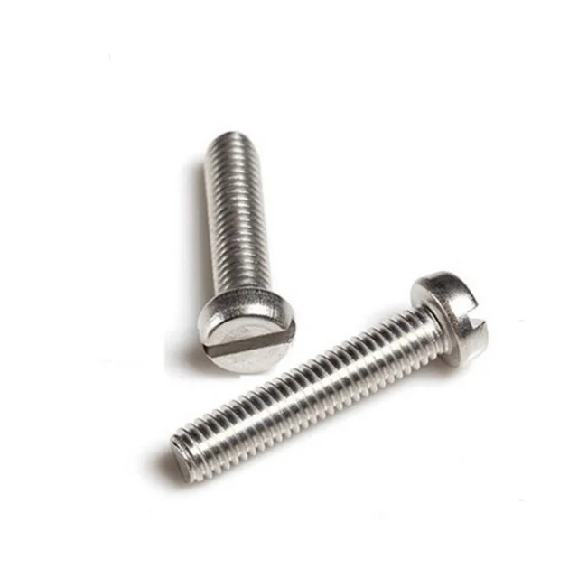 Haiyan Cylindrical cheese head phillips screw DIN84 slotted oval head machine screws