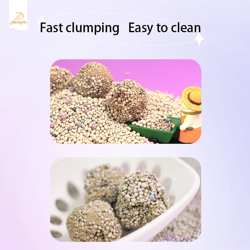 Flash Sale Colored Bentonite Cat Litter Material For Pet Shop Cat Litter Bentonite