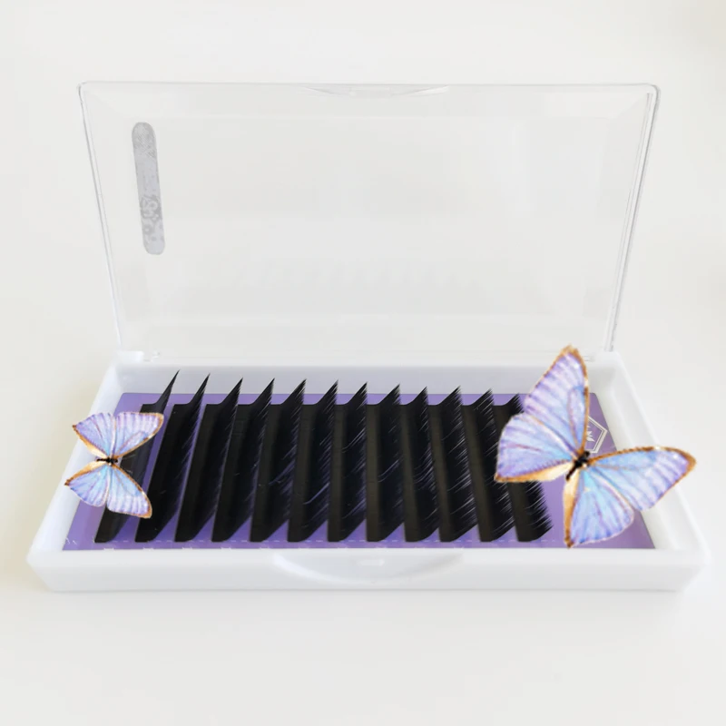 Wholesale individual eyelash extensions multiple length eyelash extension eyelash extension mix cc curl tray