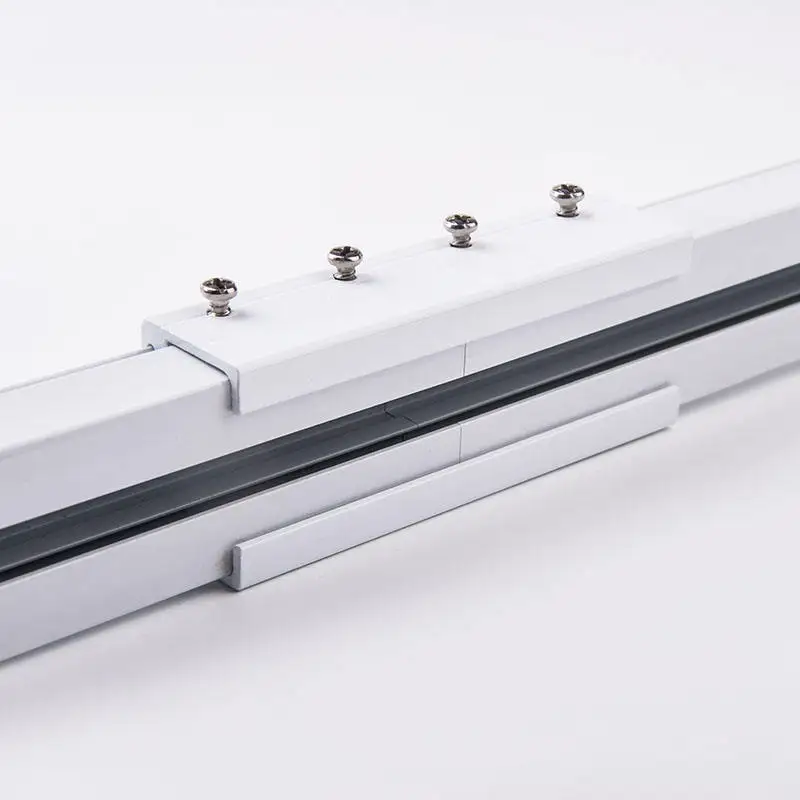 Aluminium Automatic Electric Motorized Curtain Rail Track System Silent Electric curtain motor guide rail