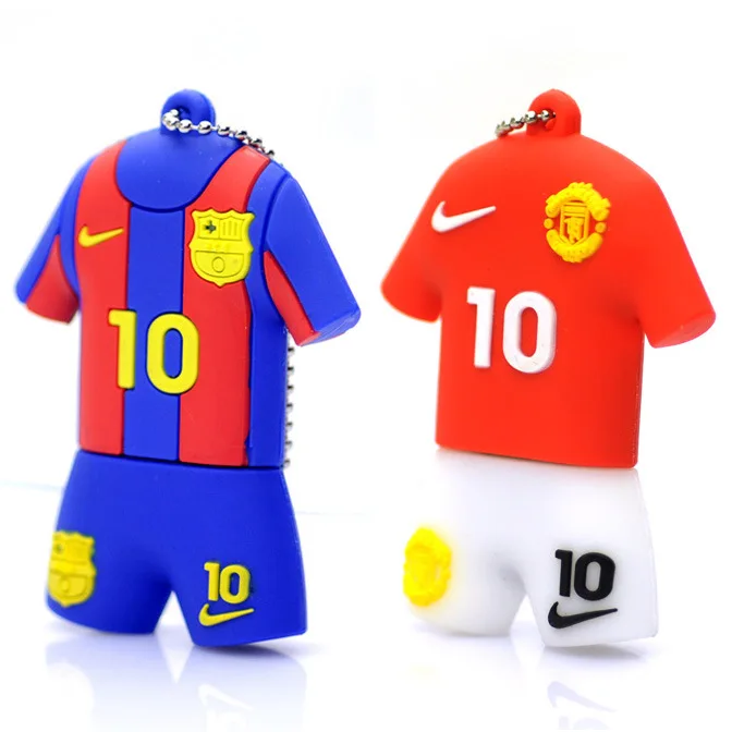 PVC key chain gifts soccer player dress usb 2.0 flash drive,pvc sports dress usb memory sticks,PVC T-shirts usb pen drive 2.0