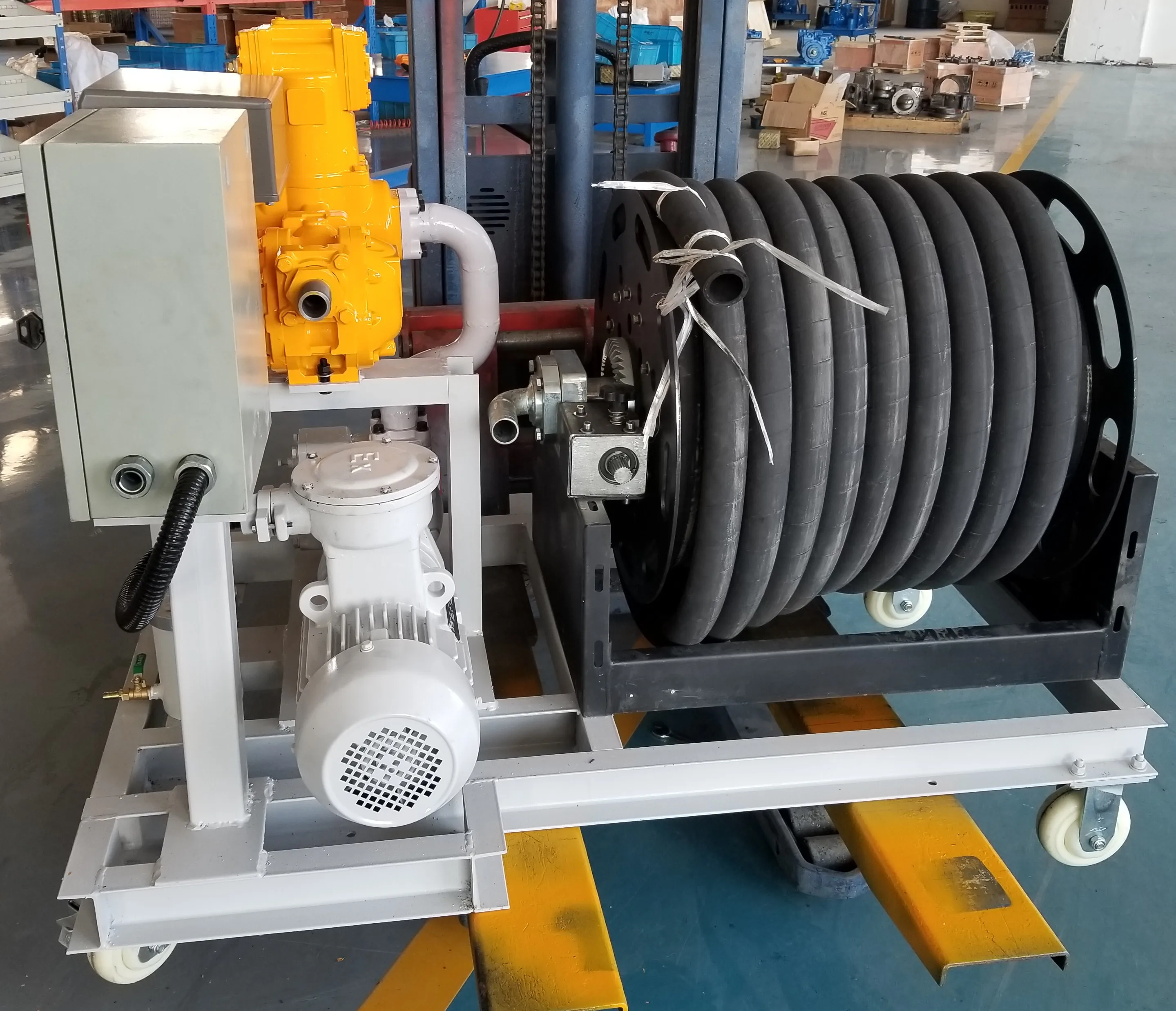 M-50 Flow Meter Diesel Gasoline Rotary Positive Displacement Meter mechanical flow meter with valves Digital Fuel Flowmeter