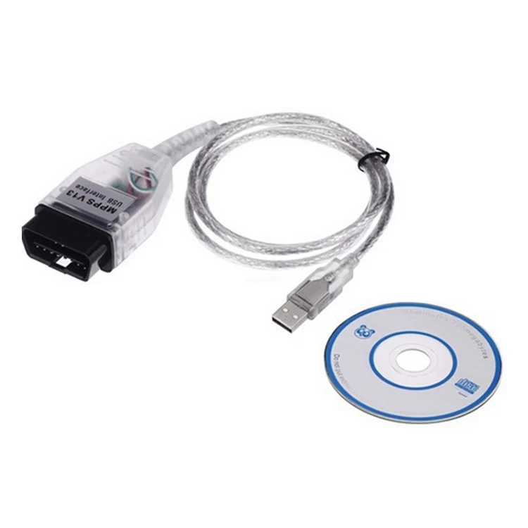 ECU Программатор SMPS MPPS V13.02 V13 K CAN Flasher чип-тюнинг Remap OBD2 Диагностический кабель с поддержкой нескольких языков