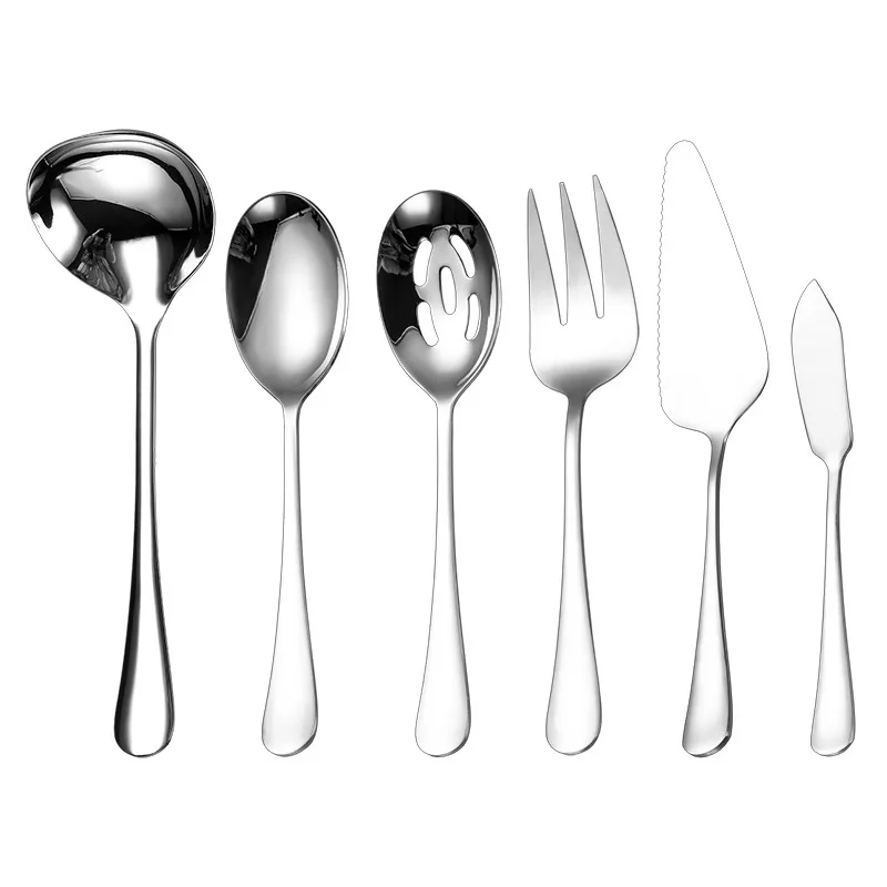 Hotel Supply Top Recommend Sharing Stainless Steel Spoon Serving Spoon Multi-Functional Serving Spoon