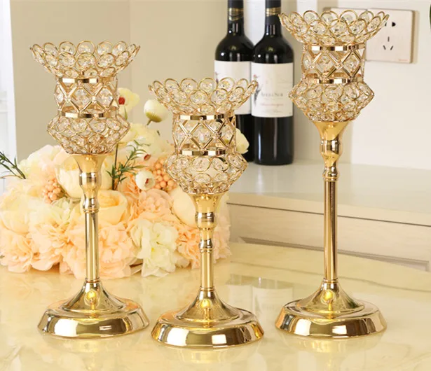 
vintage iron candlestick for wedding 