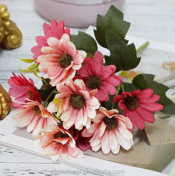 FCR1113 Artificial  silk flowers daisy flower  for wedding decoration
