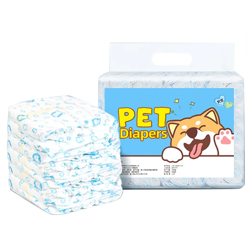 GD002 Wholesale china pet accessories products new  dog nappies male dog disposable diapers for dogs