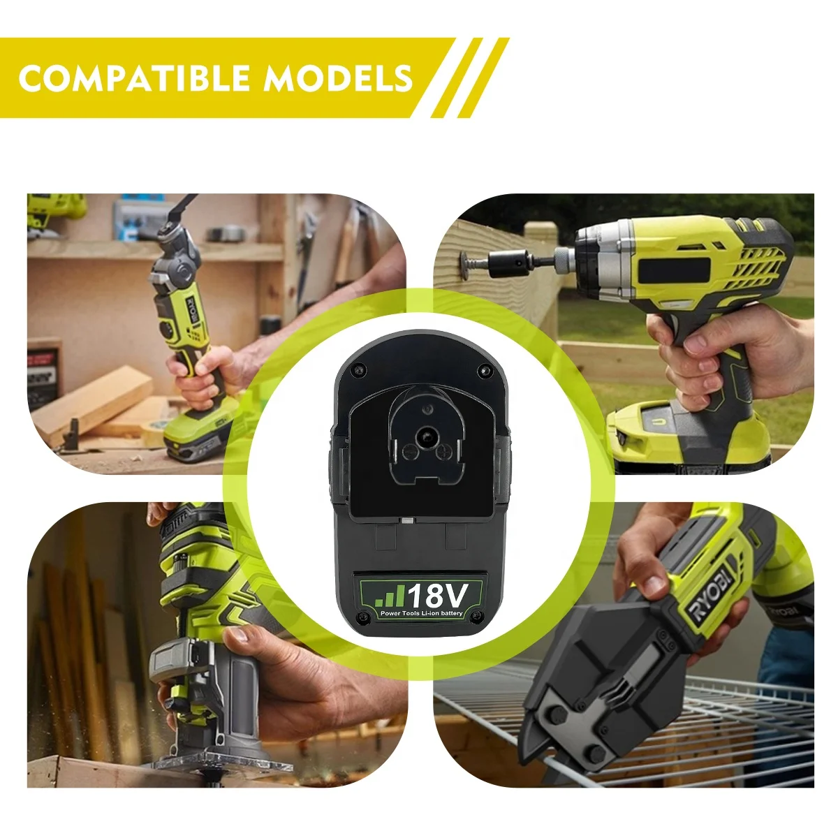 Заводская Настройка OEM 4Ah 5Ah 6Ah литий-ионный аккумулятор сменный Ryobi 18 В P108 для аккумуляторной батареи электроинструмента
