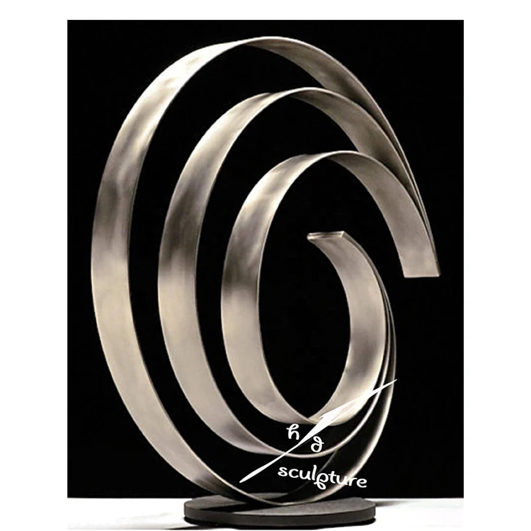 
Modern Indoor Usage Table Decoration Stainless Steel Abstract Sculpture 