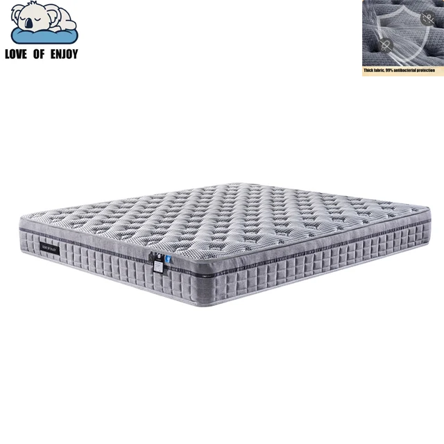 
Hotel Use Bedroom Furniture Set, Cheap Gel Memory Foam Pocket Spring Coil King Queen Size Bed Sleep Mattress Ukraine 
