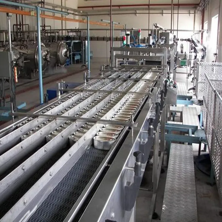 canned sardines in tomato sauce processing line