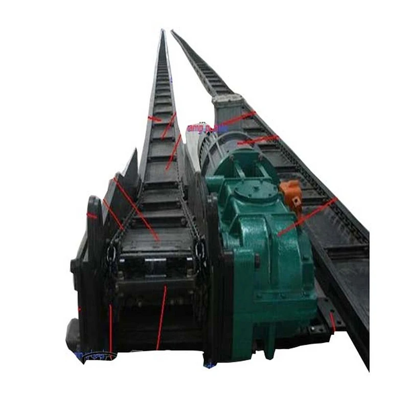 Electric Chain Plate Slat Conveyor Stainless Steel Chain Plate Conveyor Transportation Equipments Coal Mine Scraper Conveyor