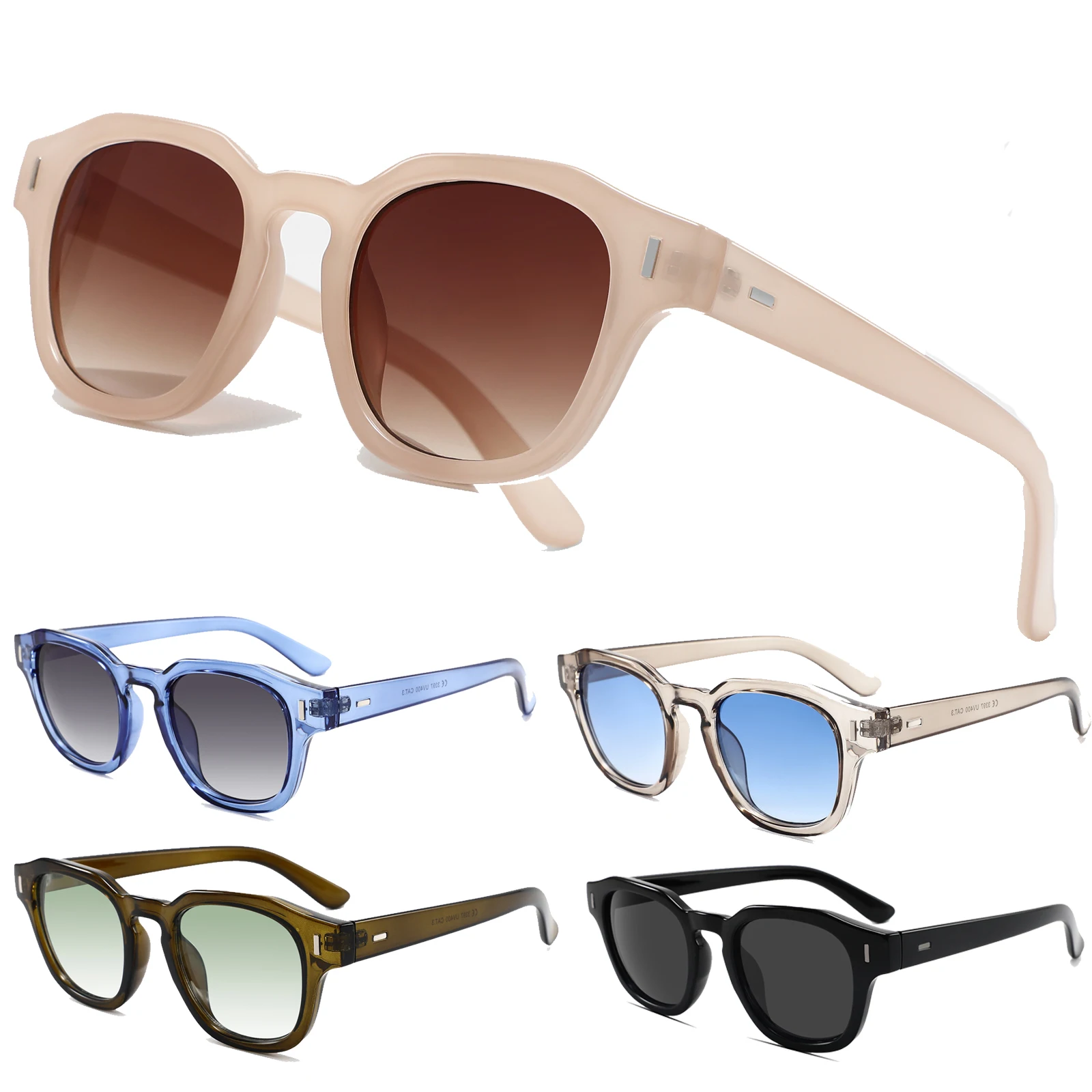 Fashionable New Arrival Men Women Sunglass With Your Logo cat 3 uv400 Sunglasses