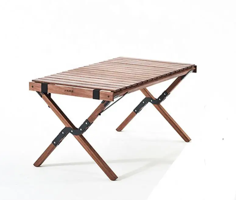 Складной деревянный стол для пикника, переносной деревянный рекламный стол