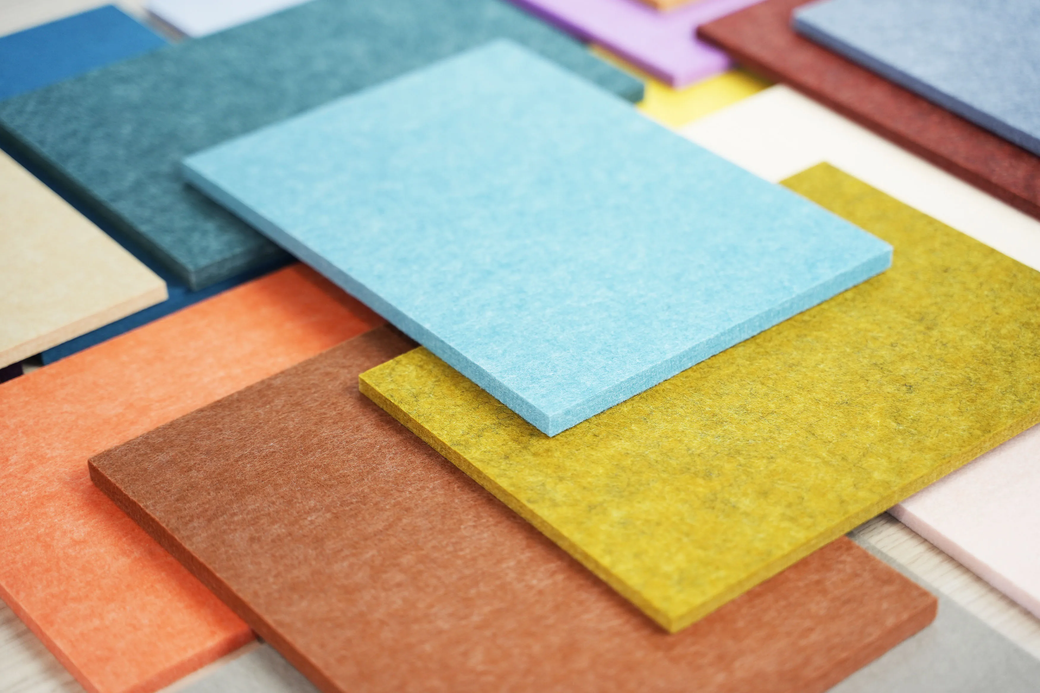 100% PET Polyester Fiber Acoustic Panel  Sound Absorbing Board for Cinema  Acoustic Panels