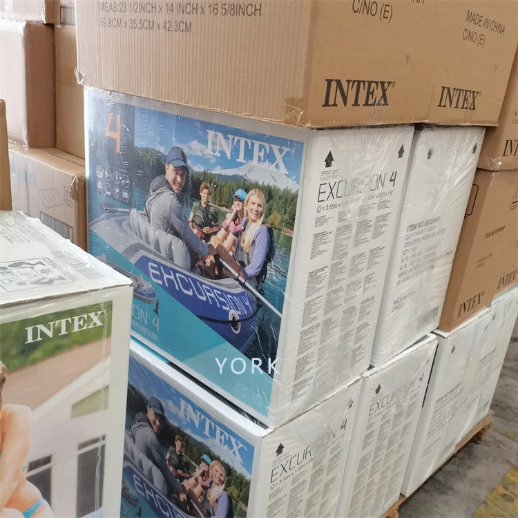 Outdoor Professional 5 Person Inflatable Rowing Boat Inflatable Kayak with Paddle for Water Sports PVC INTEX Lakes & Rivers