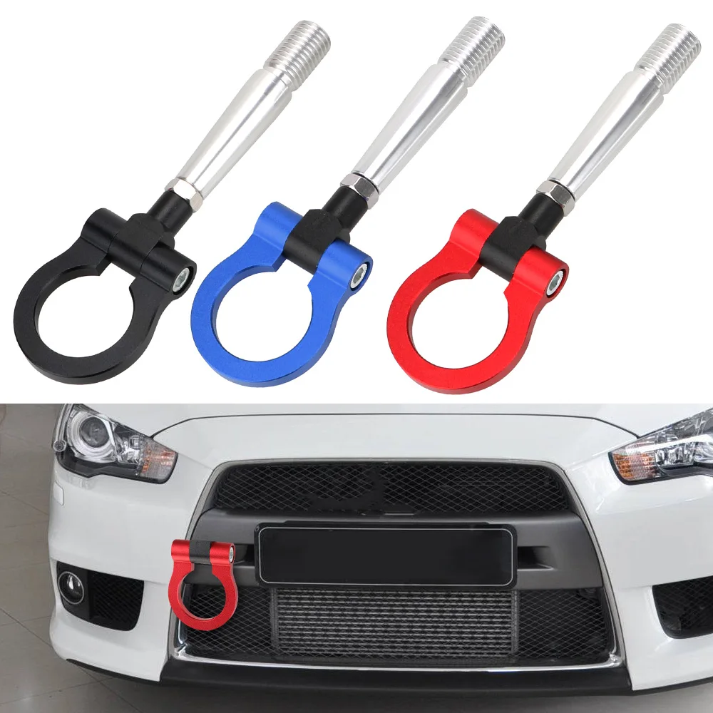 Vehicle Towing Hook Car Racing Tow Hook Trailer Towing Bar Car Auto Rear Front Trailer for Mitsubishi Lancer EVO X 10 2008-2016