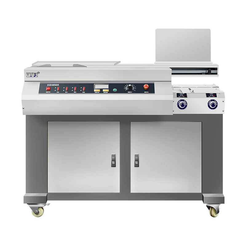 SPB-55HCA4 Automatic Book Binder Paper Notebook Making Machine Perfect Glue  Binding Machine