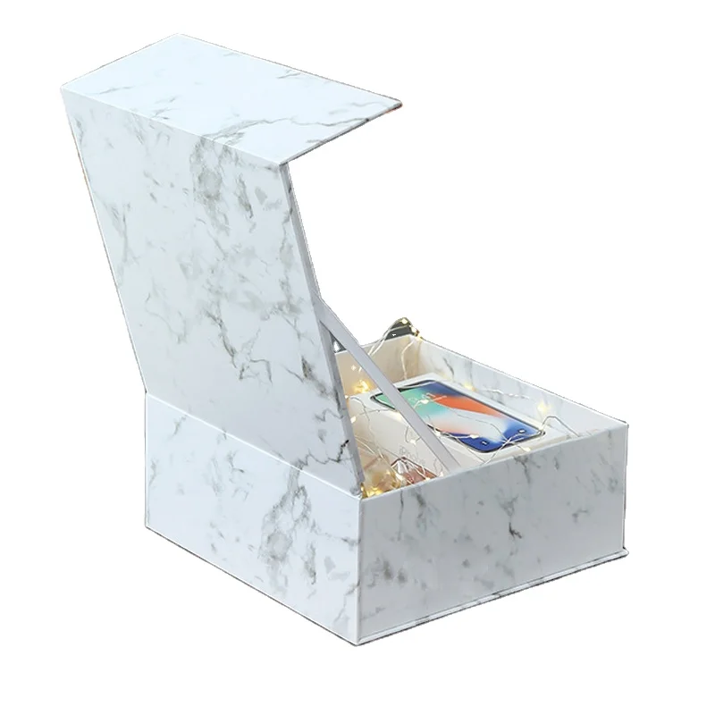 China wholesale 7 inch lcd screen video gift box paper material for flower packaging