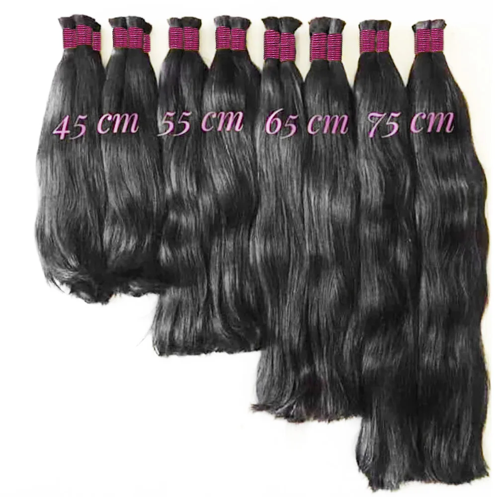 Extensiones-Cabello-Natural Grade Hair Bulk Straight Virgin Hair Vietnam Cabelo Humano Atacado Indian