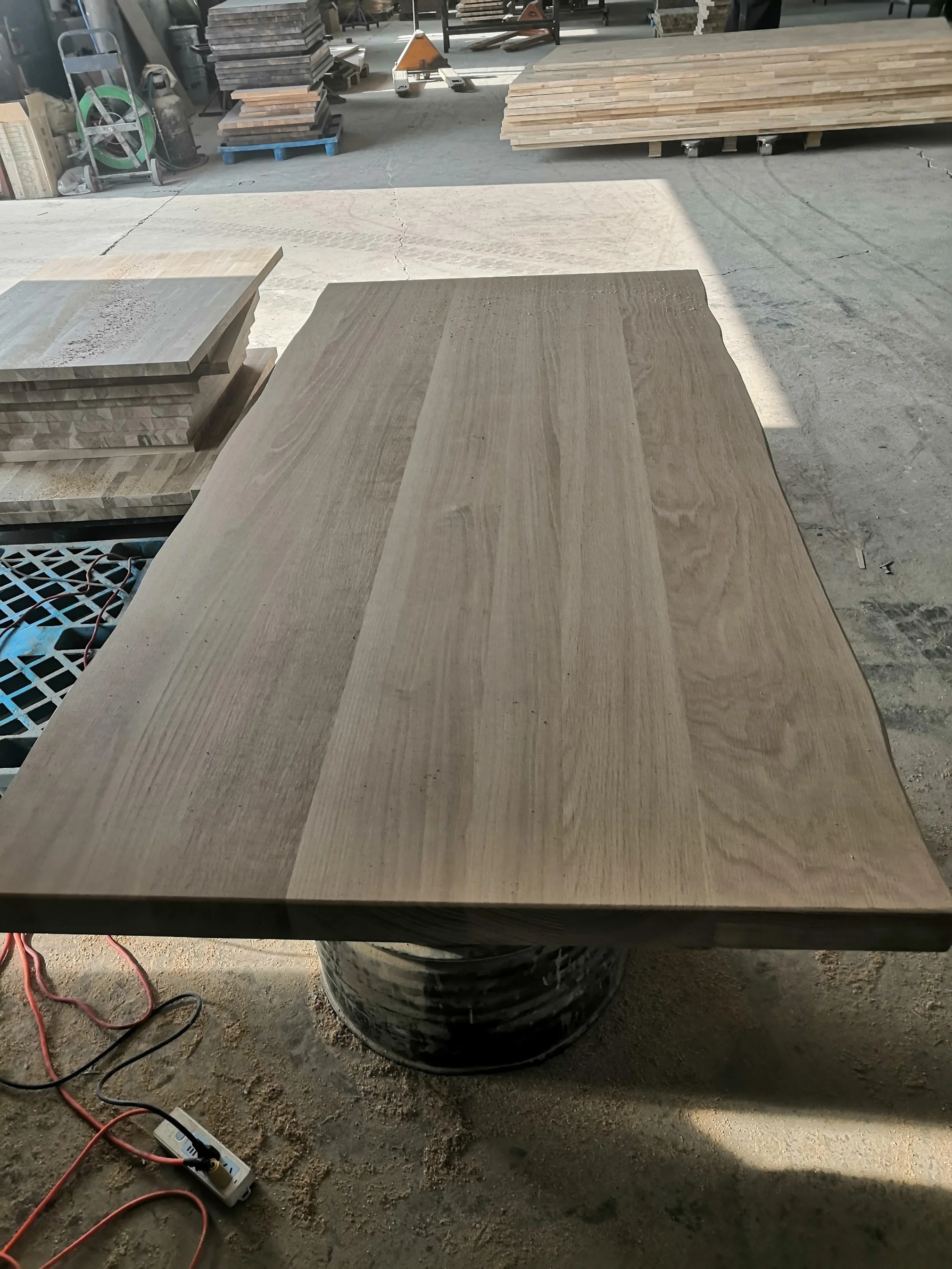 white oak solid board