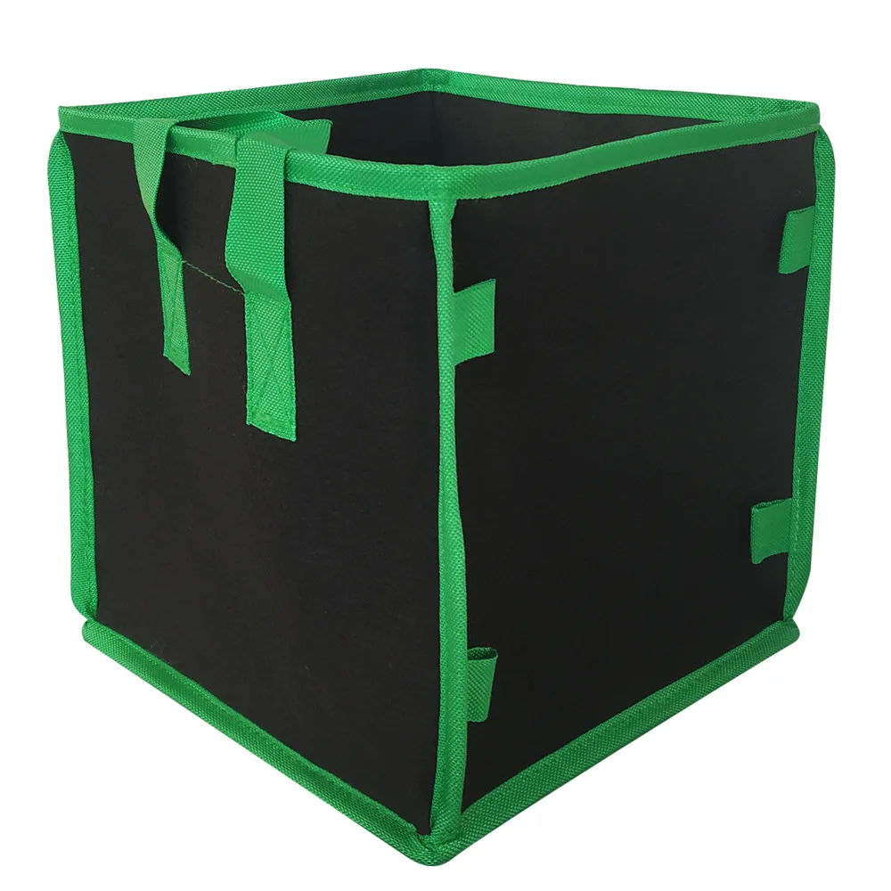 Wholesale 3/5/7/10/100 gallon Aeration Fabric Plant Grow Pot Garden Potato felt planter mushroom garden tote grow bags