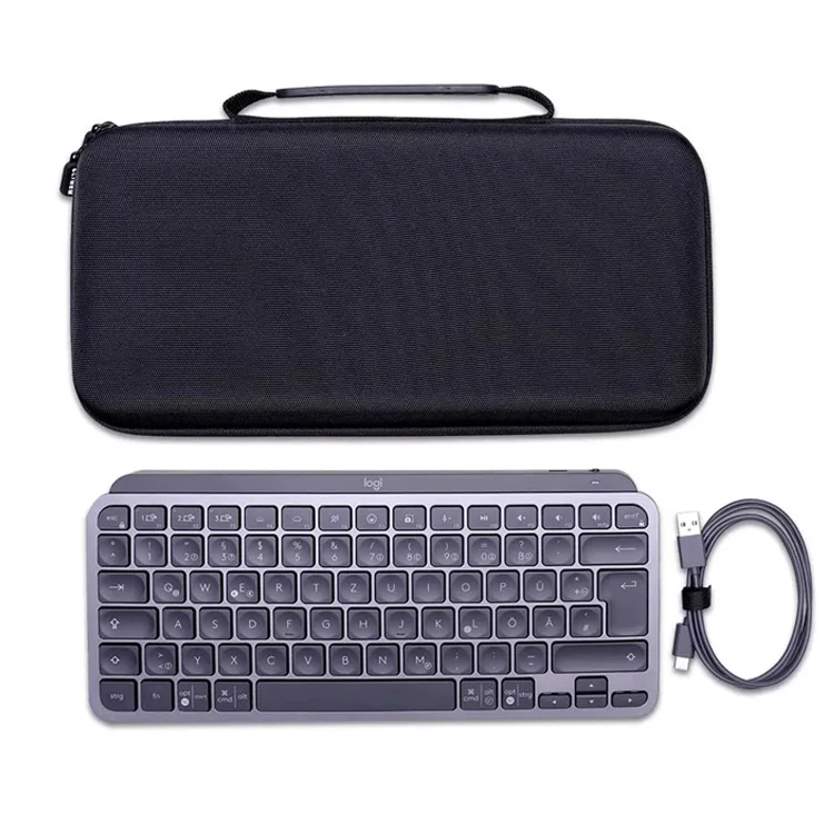 Custom Universal Hard Shell EVA Plastic Wireless Keyboard Carrying Case for Tablet