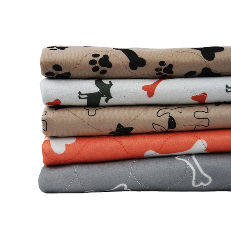 Wholesale Pet Supplies High Quality Reusable Washable Puppy Pee Pad Waterproof Dog Pee Pad Reusable Pet Pad