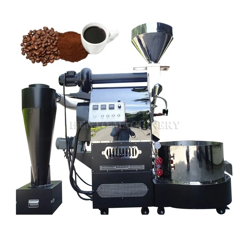 Organic Coffee Beans Roasting Machine / Coffee Roaster Industrial / Madagascar Coffee Beans Roasting Machine