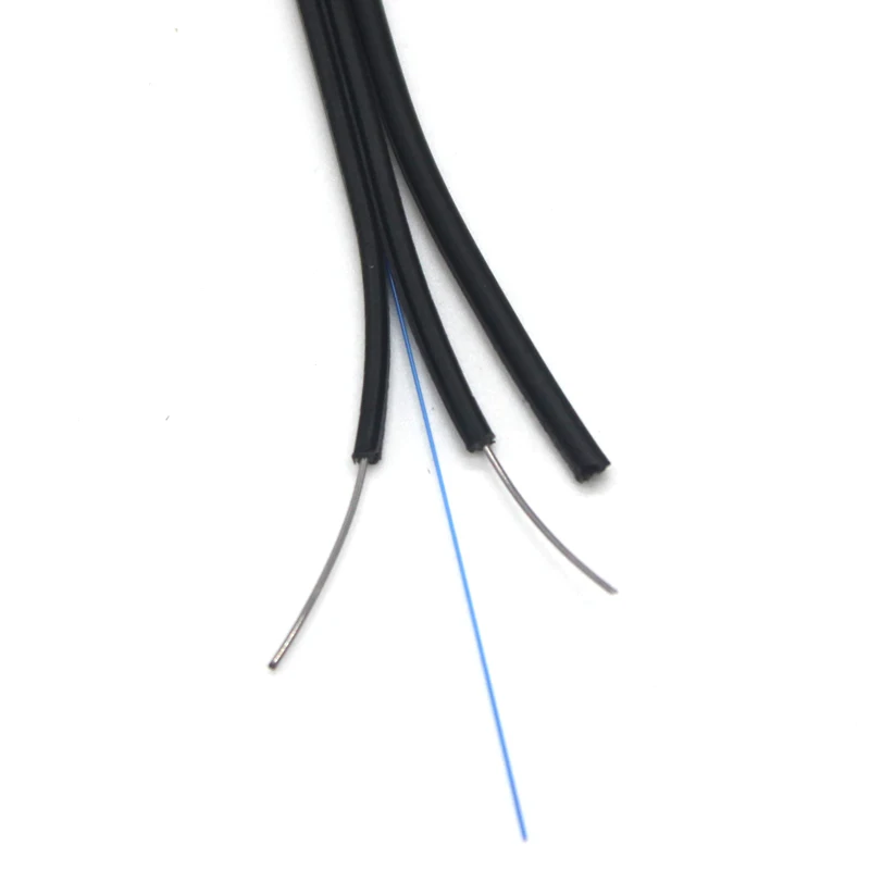 Fiber drop cable outdoor 1 2 4 core  g652d g657a  ftth single mode fiber optical cable  lszh fiber drop cable
