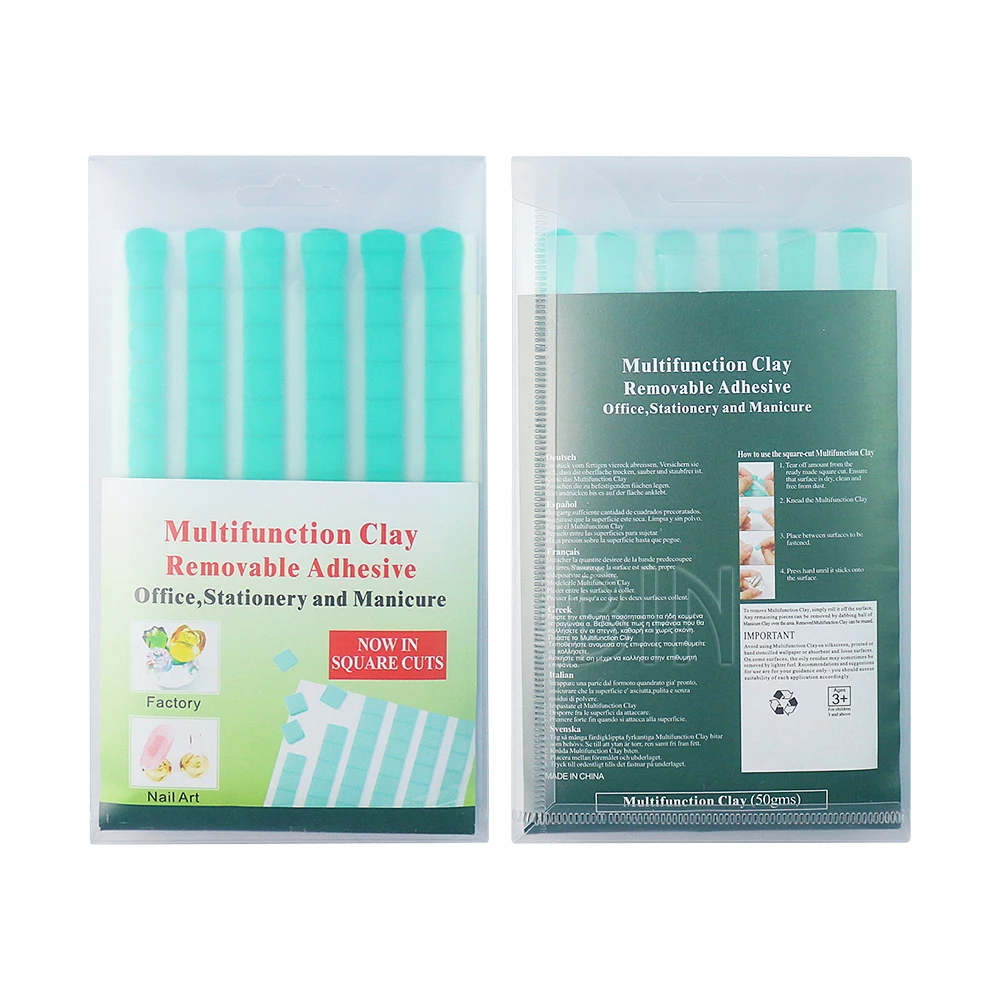 BIN Adhesive Glue Clay Gel Polish Tips For Display Holder Removable False Nail Plasticine Manicure Super Sticky Nail Tool