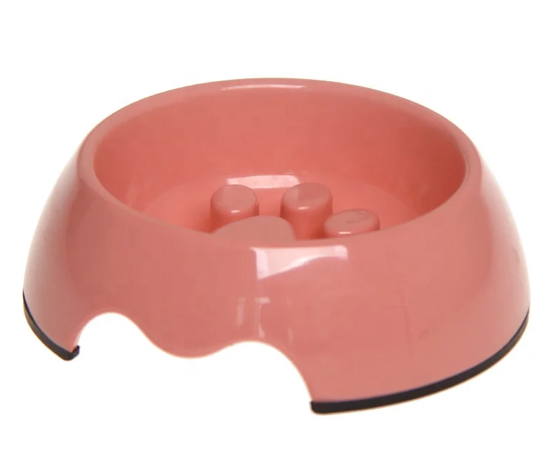 Pet Melamine Slow Food Bowl Universal Anti Choking Bowl For Cats And Dogs
