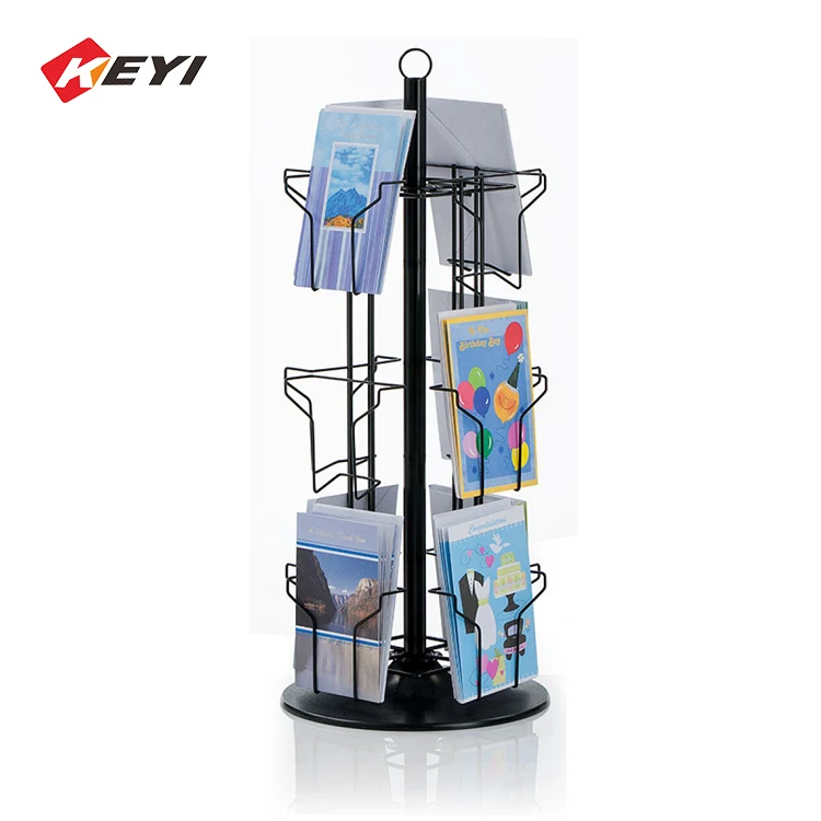 Customized processing desktop metal greeting card display stand Iron wire Card display shelf photo postcard display rack