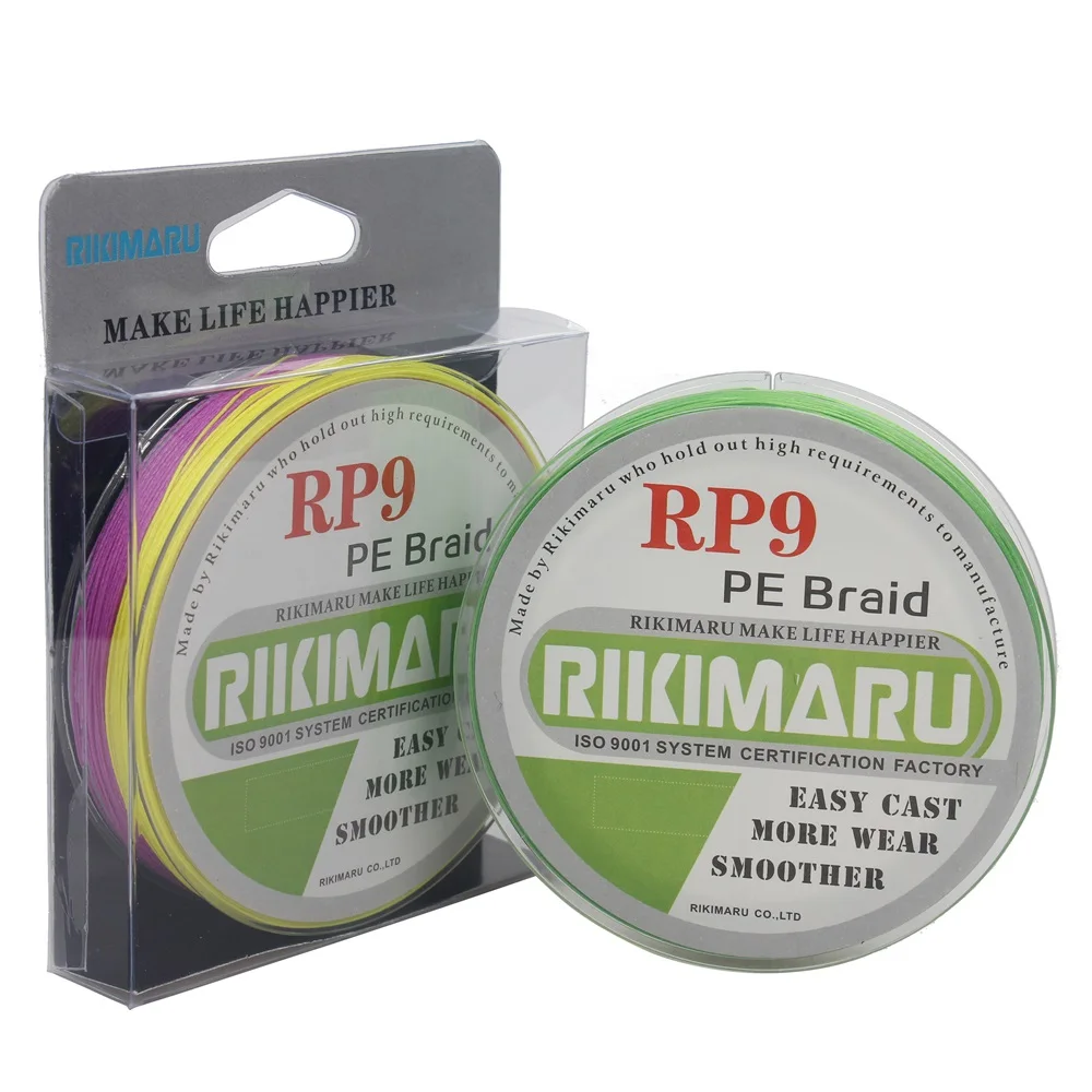 500m 1000m 1500m 8 9 Strand PE Fishing Line  9x Strand Braid Japanese Rikimaru Customize 2021 Mainstream Product Multifilament
