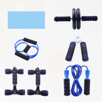 7 in 1 Gym muscle training sets factory custom Workout Set Exercise Fitness Equipment Muscle Training Device