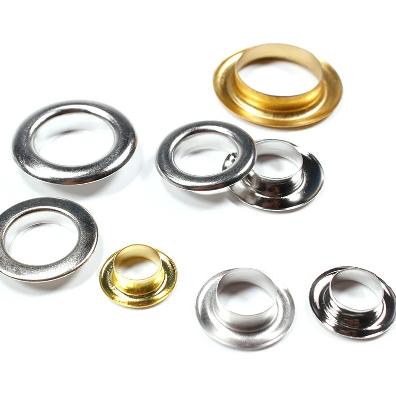 Заводская оптовая продажа, аксессуары для оконных штор, большая металлическая люверса 40 мм 50 мм, кольцо с Люверсами