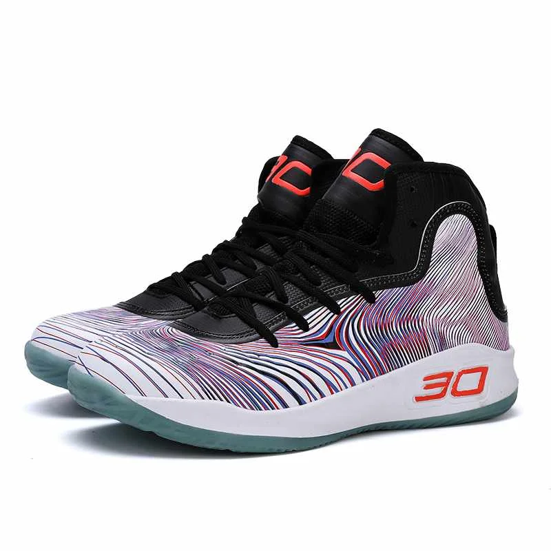 
HOBIBEAR Shoes Supplier Hot Sell High Ankle Air Men Basketball Sneakers 