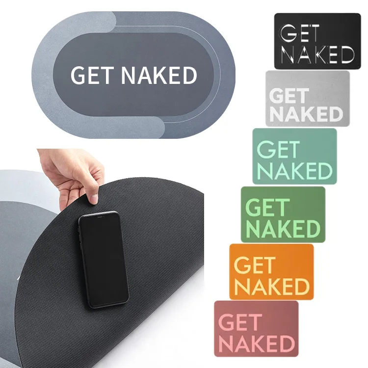 Hot Sale Custom Diatom Mud Absorbent Bathroom Bath Mat Household Fast Drying Bath Mat