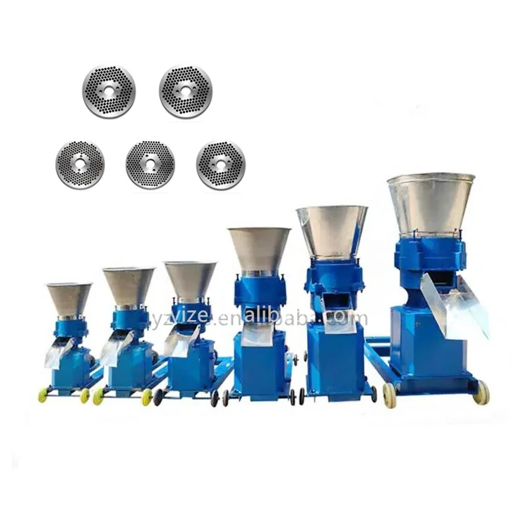 Home Use Diesel Engine Electric Pour Aliments Food Pelletizer Extruder Granuls Pellet Mill Machine For Animal Feeds