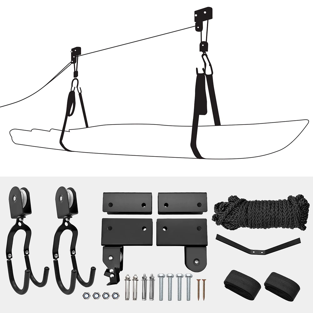 hoist pulley system  Kayak Lift Garage Ceiling Mount for kayak