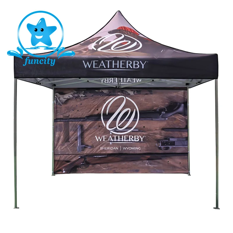 Factory direct price promotional advertising sun shade waterproof retractable pickup pop-up tent