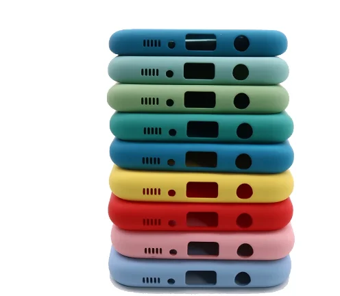 Original Soft Silicone Case For Samsung Galaxy  S8 s8 plus  s9 s9 Plus s10 s10 e s10 plus  s20 s20 ultra note 8 9 10