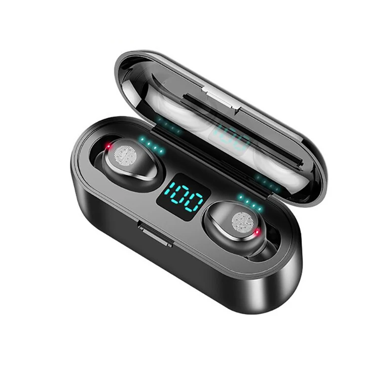 Mini headphones f9 TWS 5.0 True Wireless Earbuds Earphone With Charging Sports Gaming Headset With LED Display