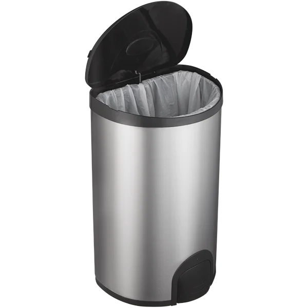 toe tap automatic waste bin Indoor outdoor smart trash can  Better homes and gardens waste bin