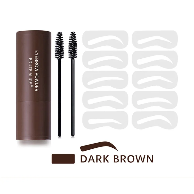 Wholesale Eyebrow Makeup Filler High Pigment Waterproof One Step Brow Shaping Kit Professional Cushion Hair Eyebrow Powder Stick
