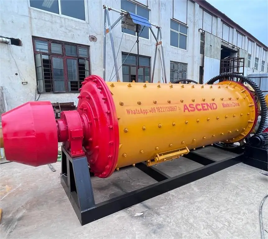 1200x2400 model 2 3 4 tons per hour capacity ball mill for gold silver copper ore grinding output size below 200 meshe in Zambia