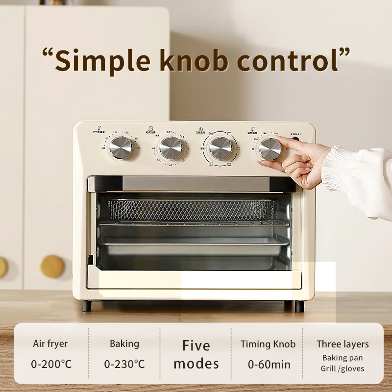 Household Hot sell Large Capacity 23L Bakery Countertop Baking Toaster Oven Electric Pizza Oven