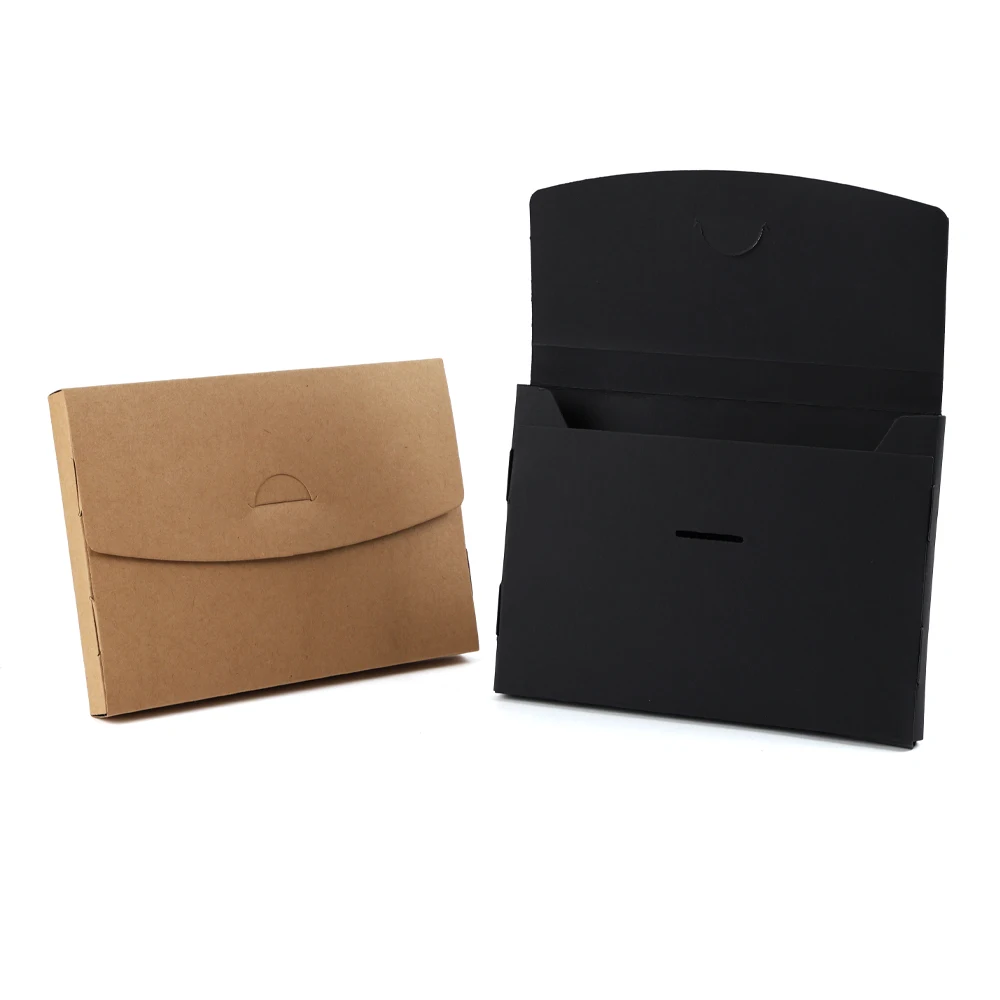 Custom Mini Credit Card Envelope  Paper Kraft  Logo for VIP Gift Card Small Size Cute Design